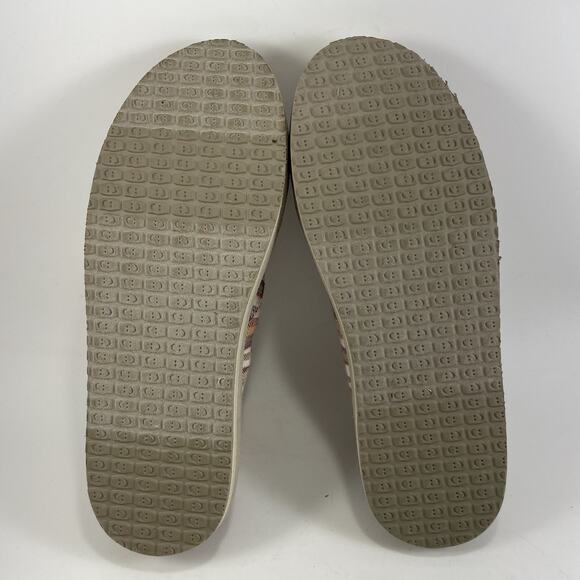 Sanuk Donna Slip On Casual Canvas Sneakers Womens Size 8 Striped Beach Surfer - Picture 7 of 9